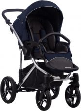 Дитяча коляска 2 в 1 Bebetto Bresso Premium SILVER 03 (503.32.19.SL03)